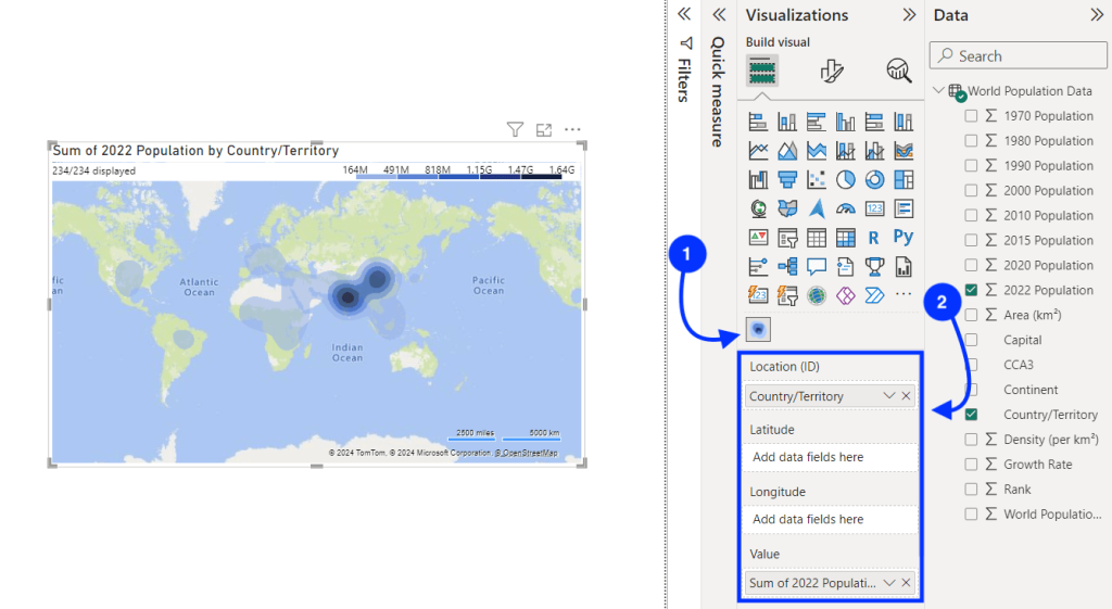 13 create heatmap in power bi using visual 1