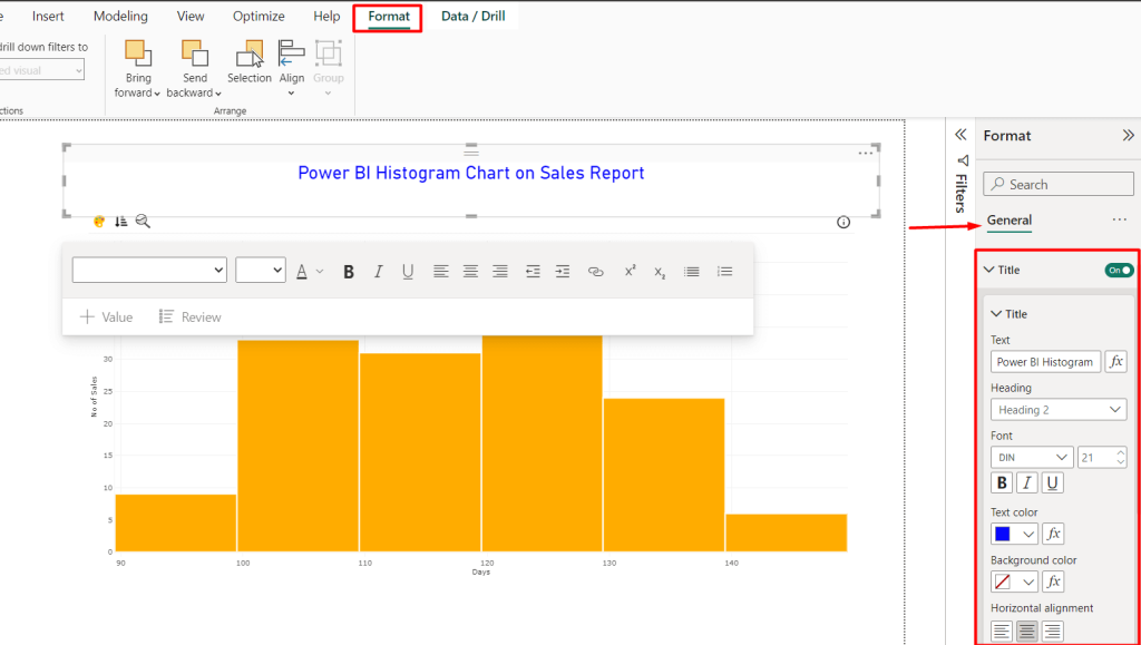 14 customize histogram title