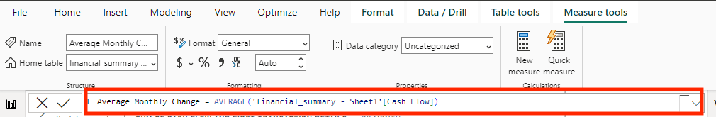 16 average monthly change