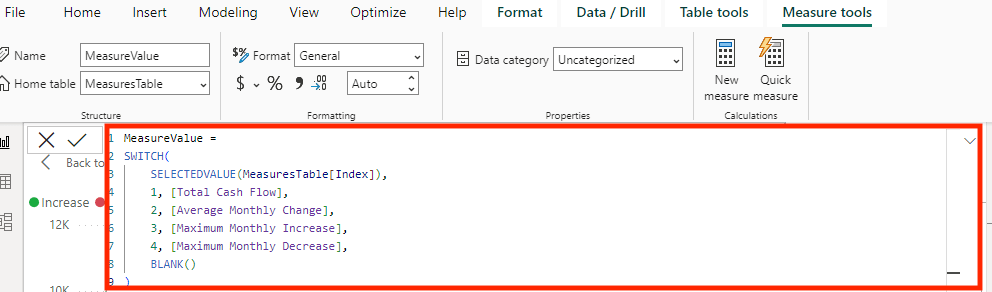 21 switch function measure