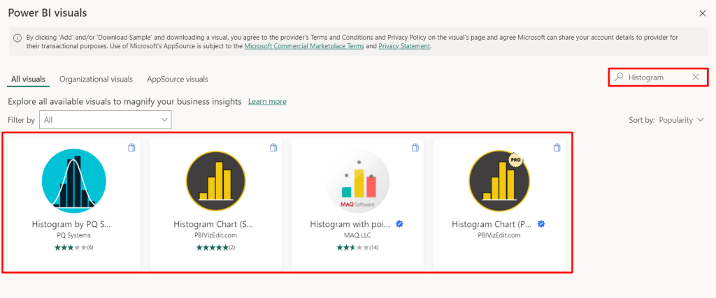 3 search for histogram app