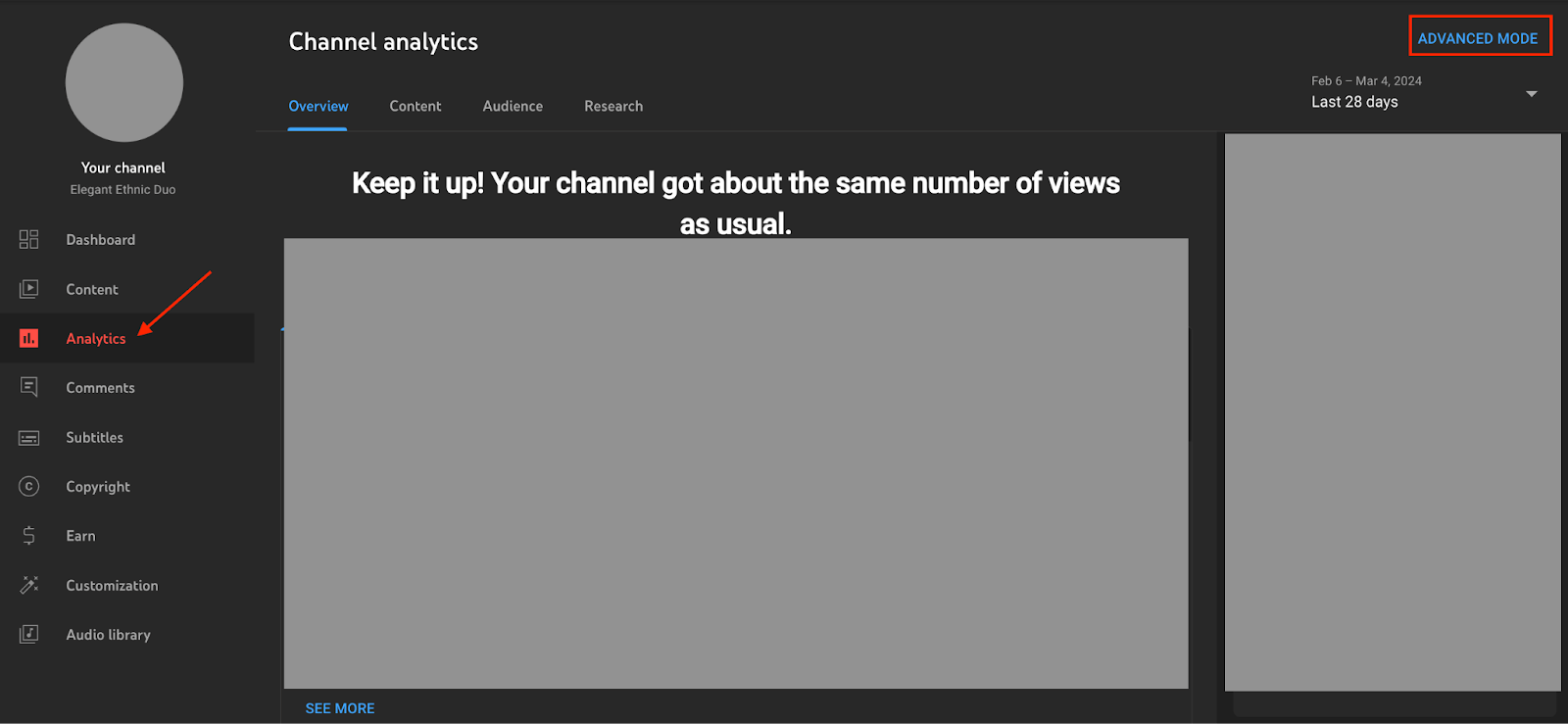 4 yt analytics
