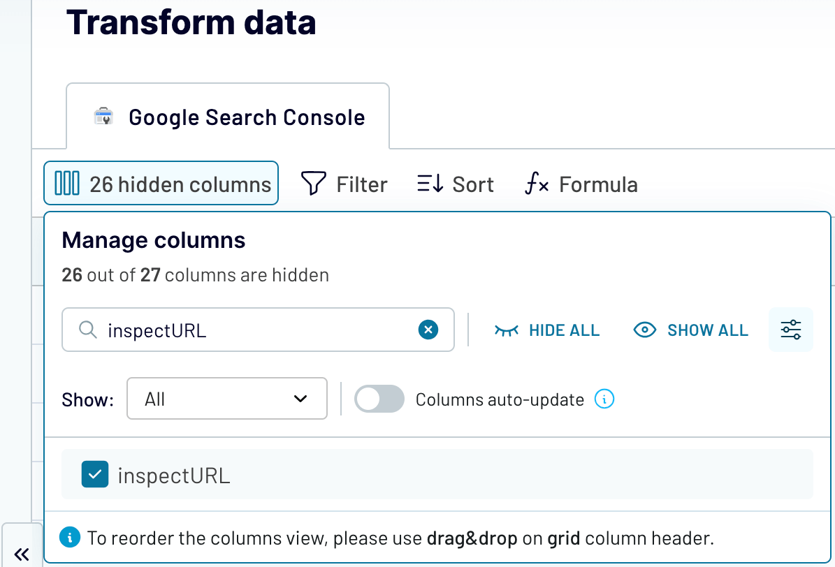 6 column management