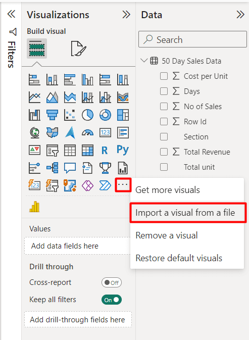 9 import a visual from a file