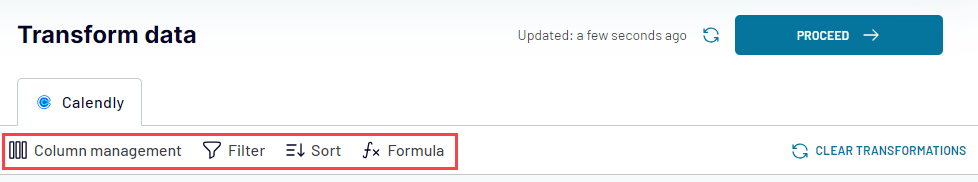 Figure 2.2.1. Coupler.io Data transformation features