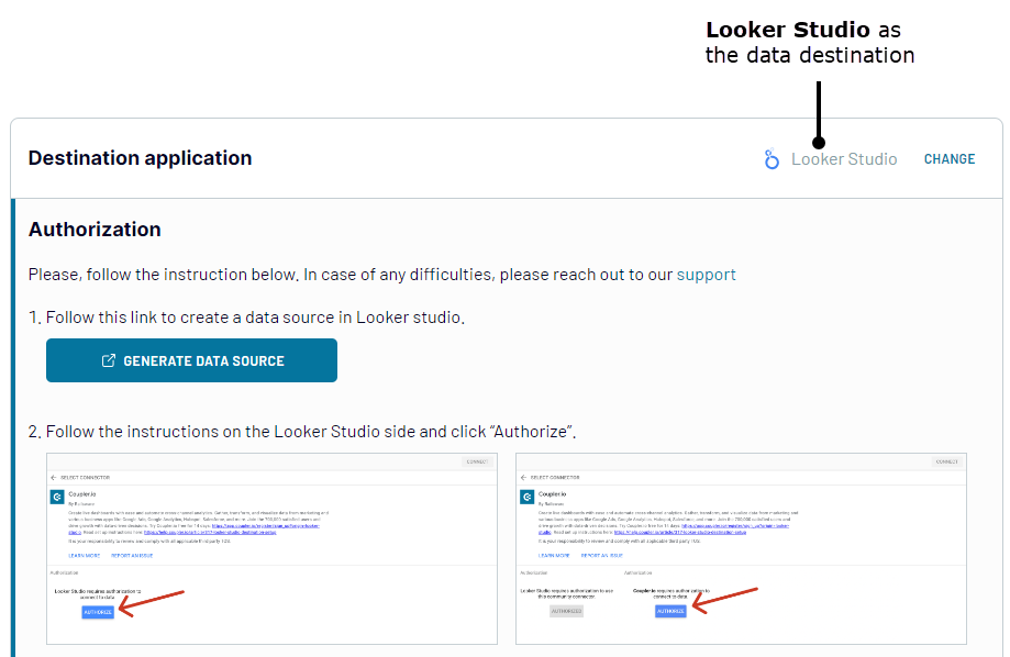 Figure 5.2. Creating a data source in Looker Studio