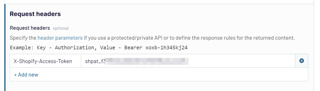 shopify api headers