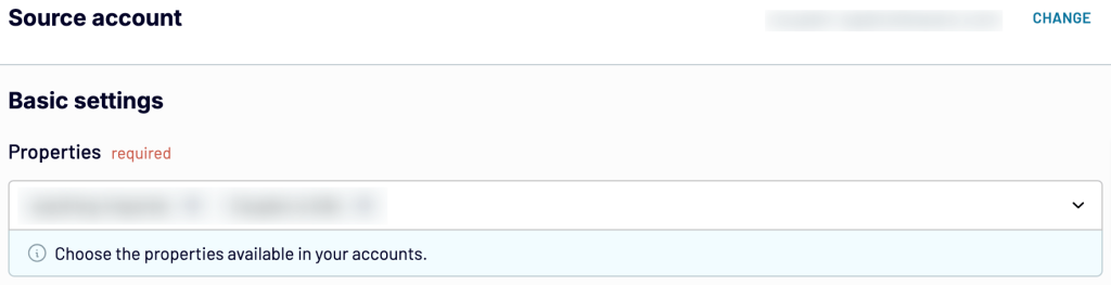 1. Basic settings