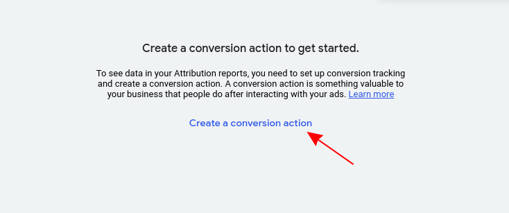 1.conversion tracking set up