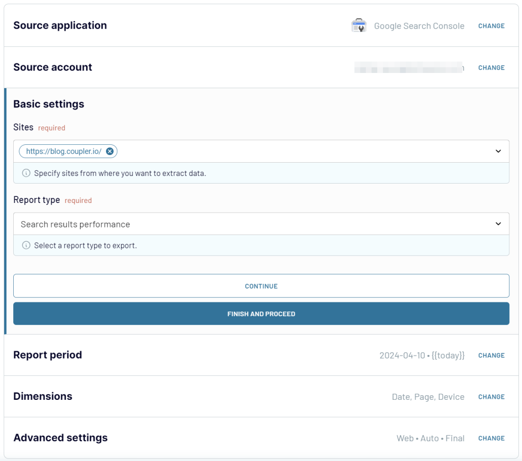 1.google search console source