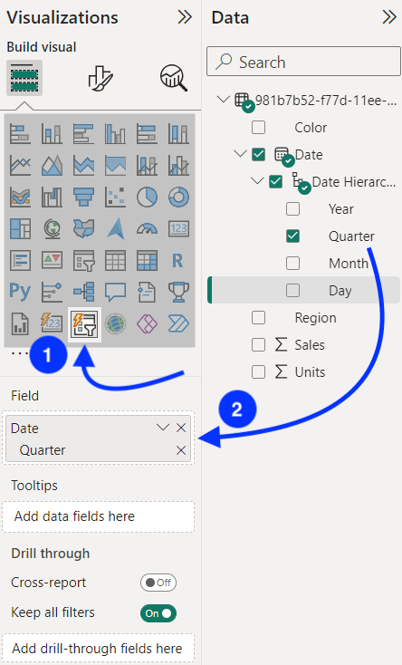 11 add slicer to power bi pivot table