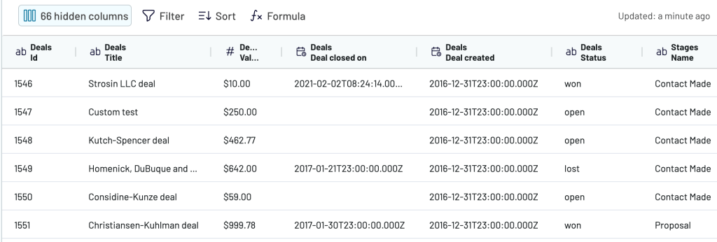 16. Transform data