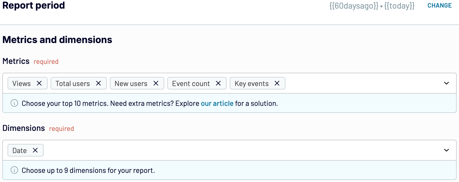 Configurações de fonte adicionais