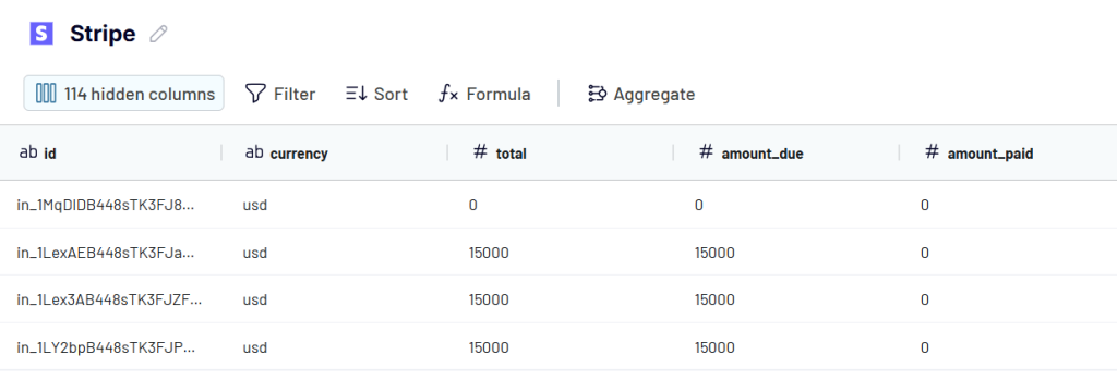 2. Data preview and transformation step
