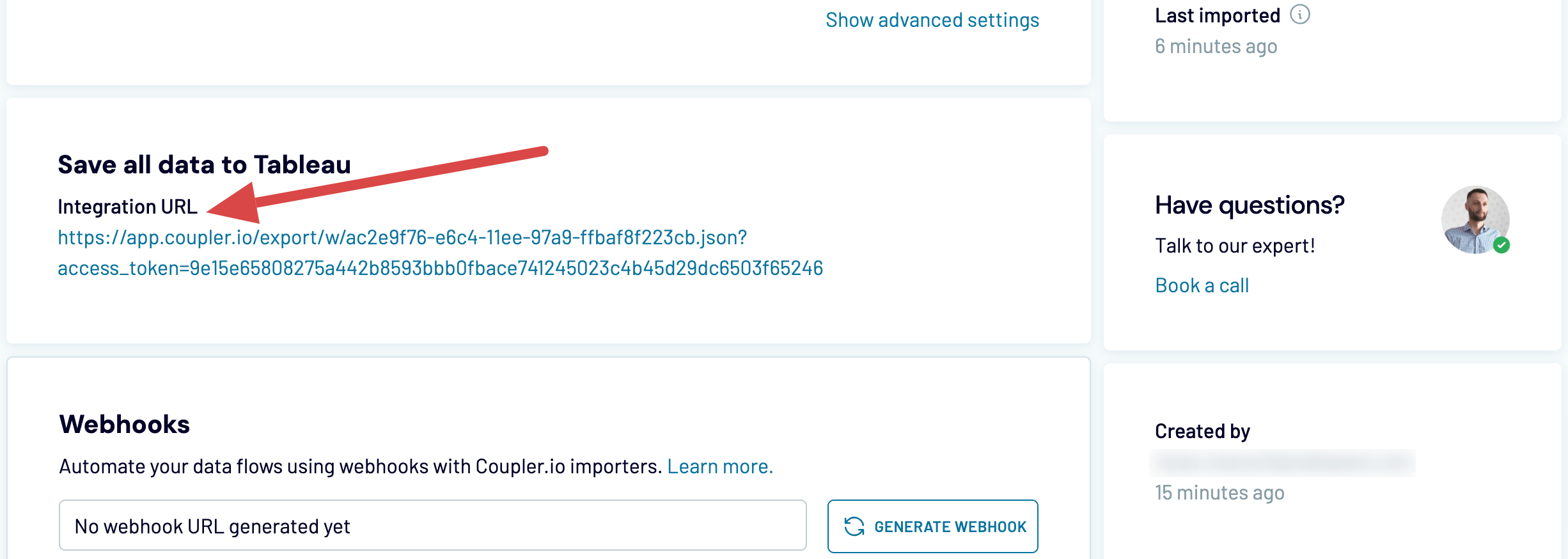 9 integration URL