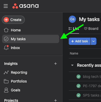 1 asana tasks export