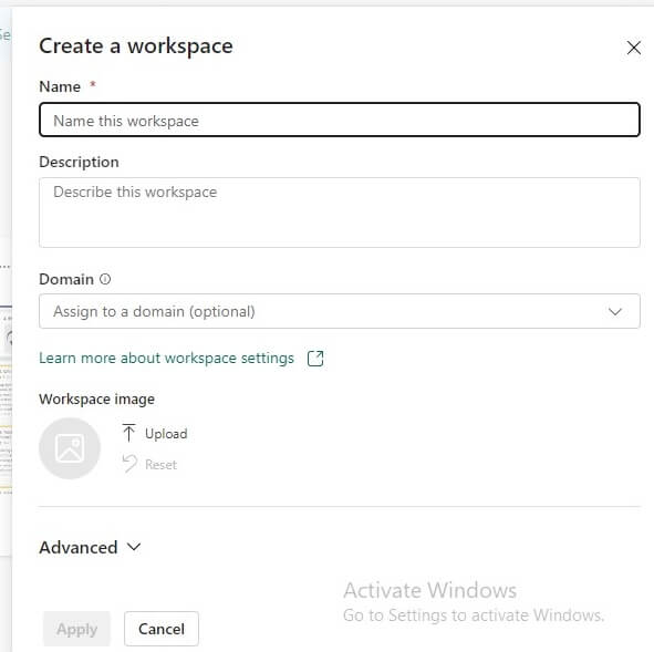 13 create app workspace