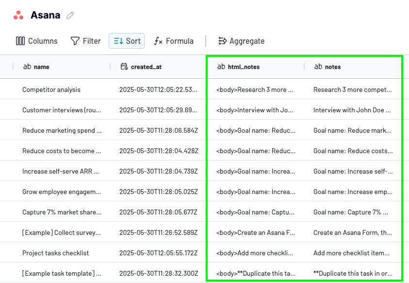2 export comments asana