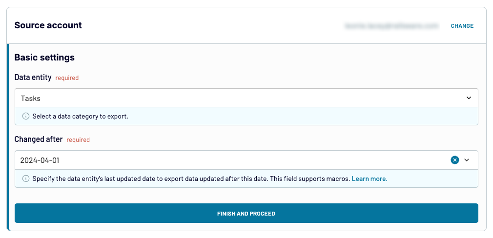 2 history asana export