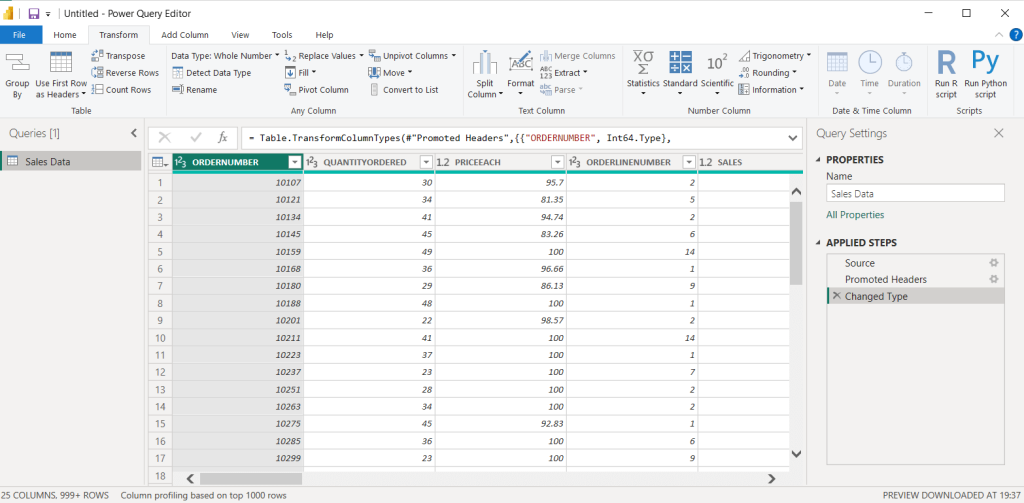 2 power bi power query