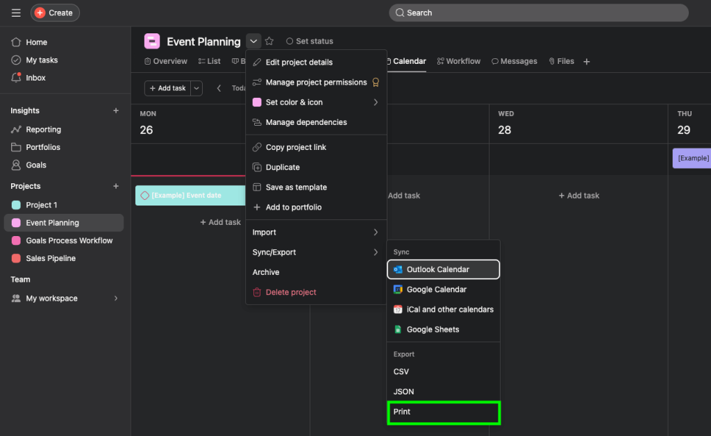 3 export asana timeline data