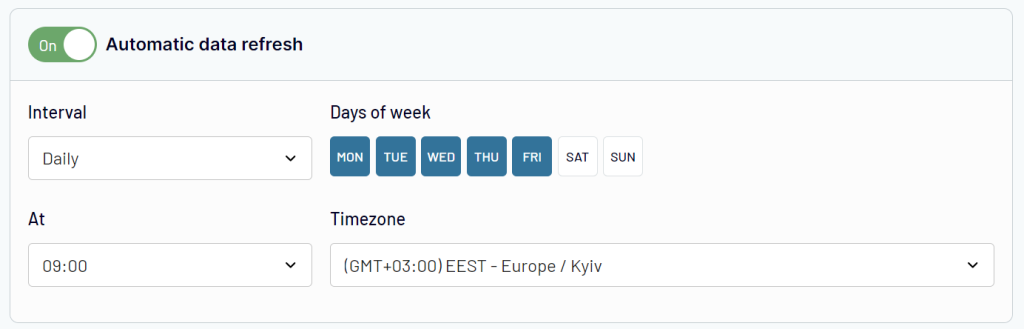3.salesforce backup schedule daily
