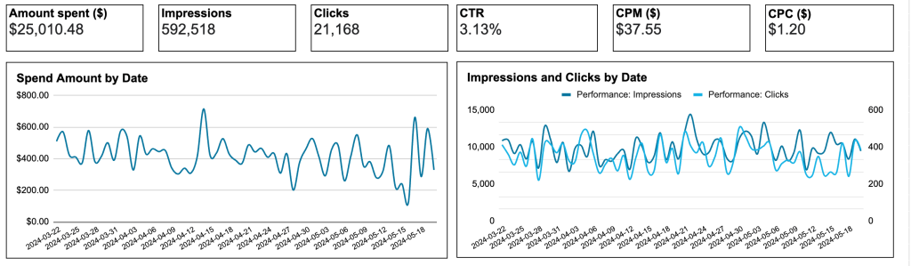 5. Monthly ad budget overview 2