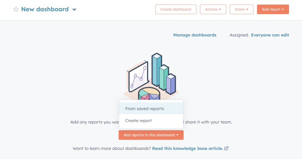 1.2.2 hubspot dashboard from scratch