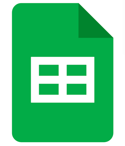 10.1. Google Sheets icon