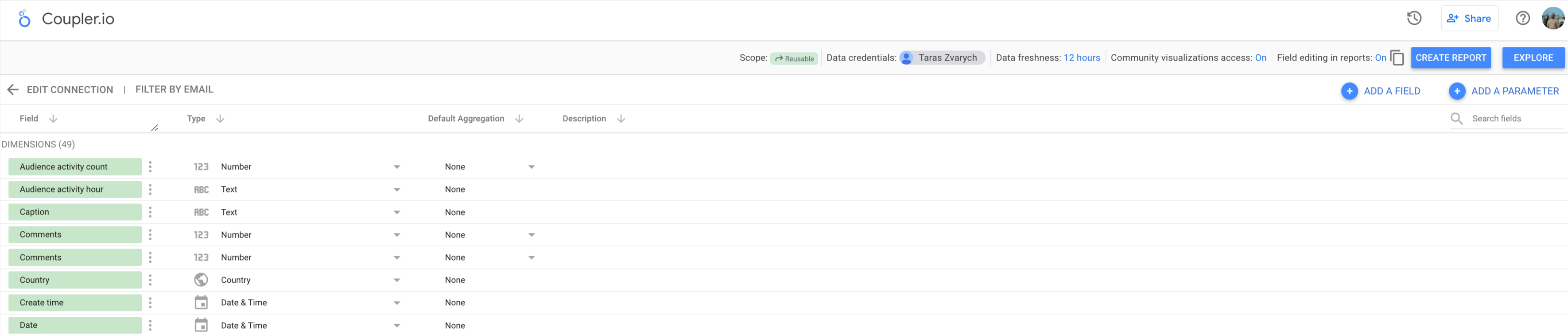 12 create report