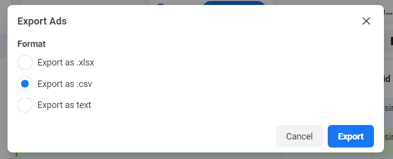 12 export as csv
