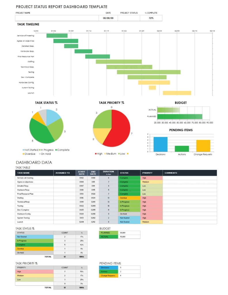 12 project status