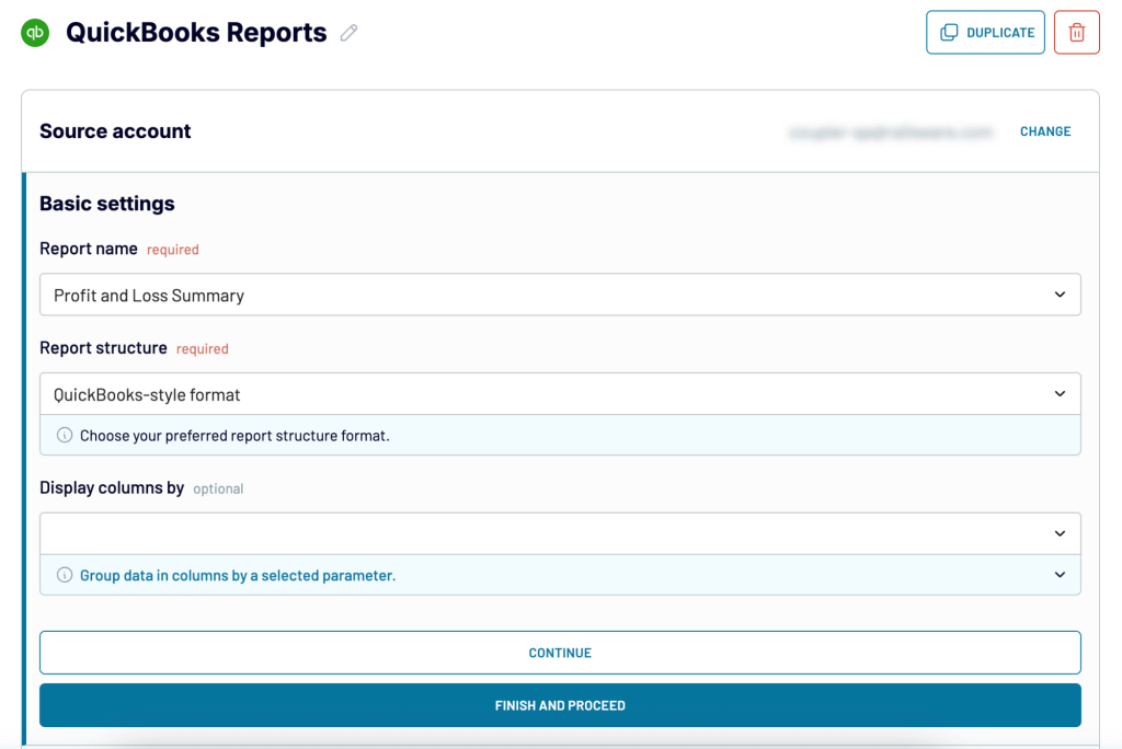 14 quickbooks online reports configure quickbooks reports source in coupler