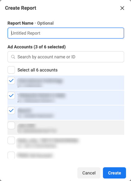 14 select accounts