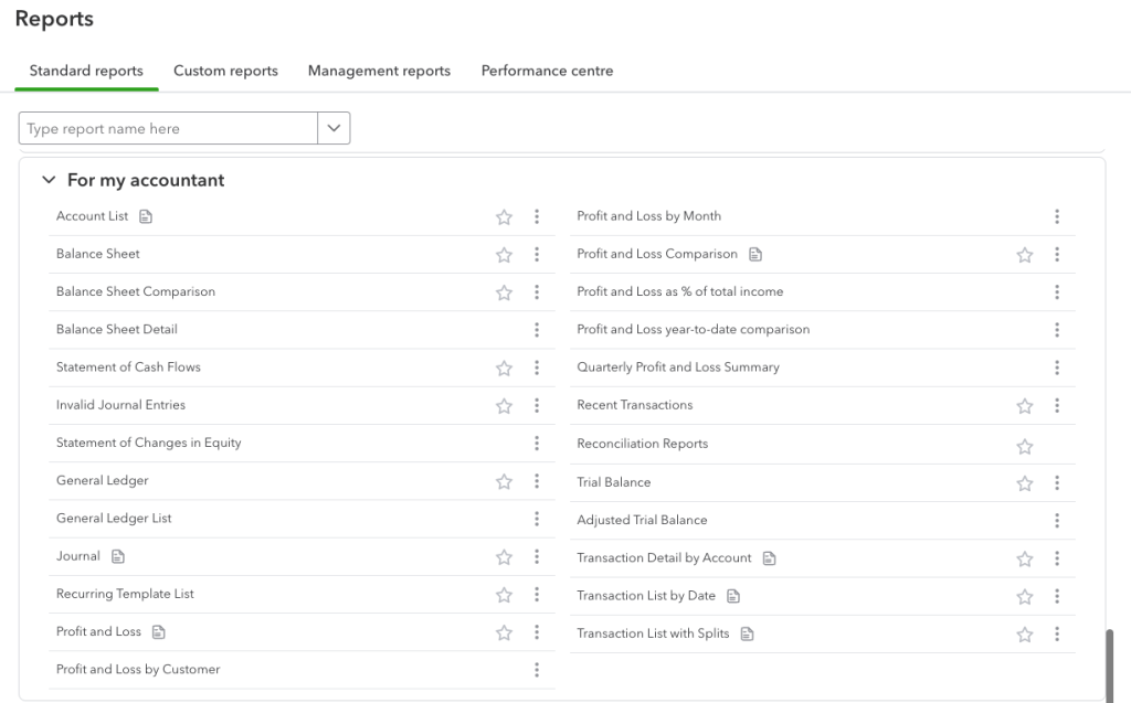 20 quickbooks online reports acountant reports in quickbooks