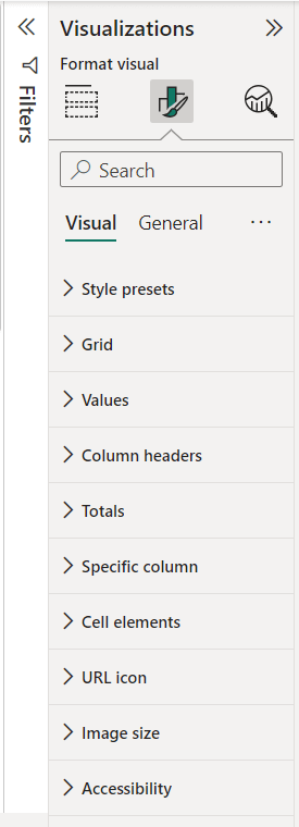 20 visual options