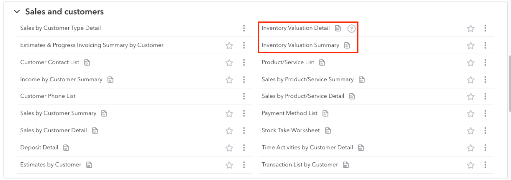 24 quickbooks online reports inventory reports in quickbooks