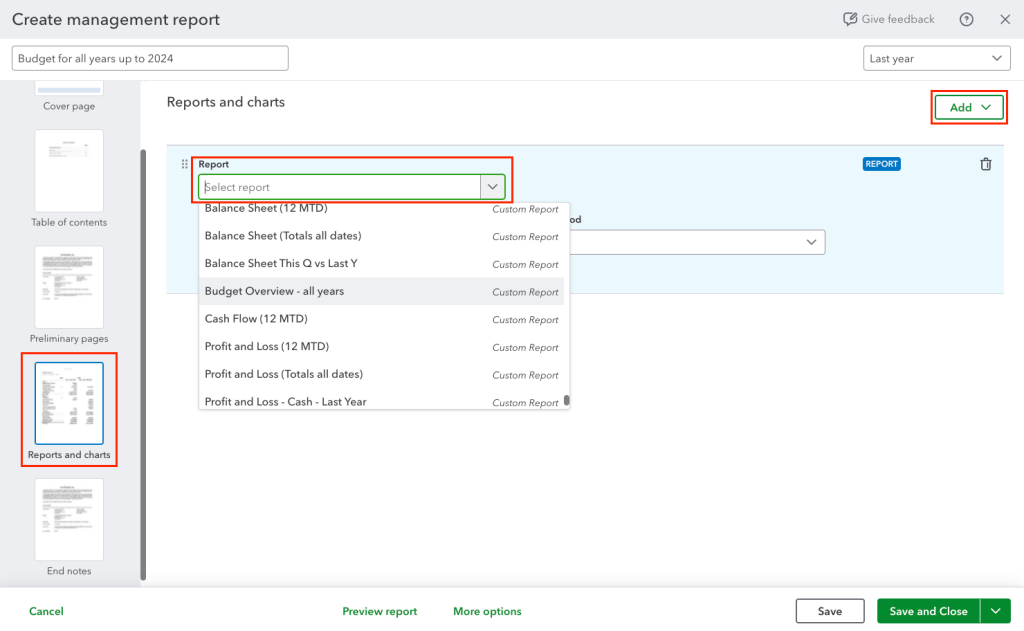 27 quickbooks online reports create management report in quickbooks step 2