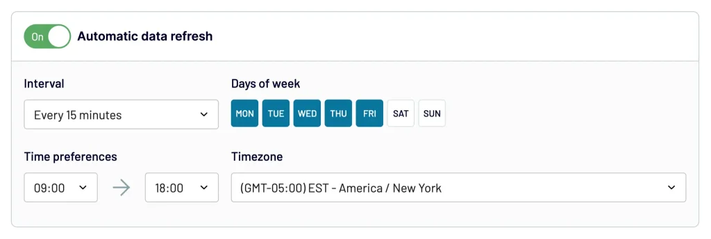 3 schedule your importer