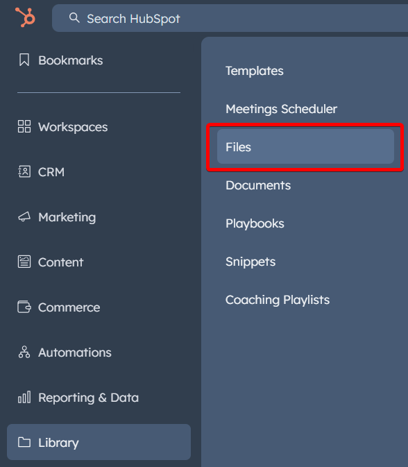 3.1.export hubspot files