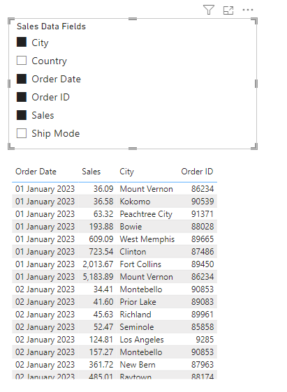 6 interact with field parameter in power bi