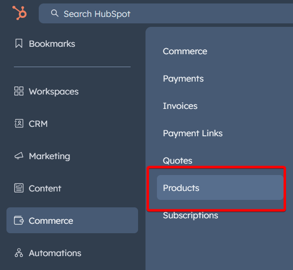 6.1.export hubspot products