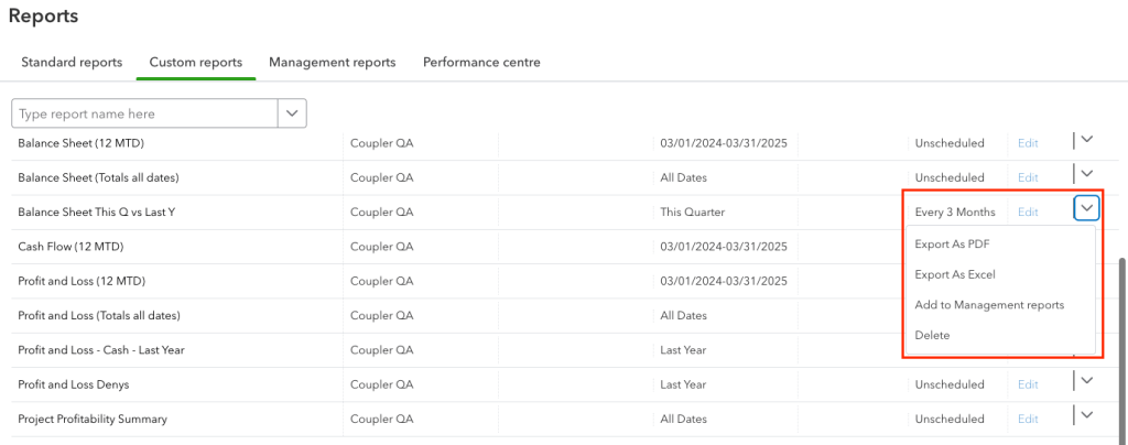7 quickbooks online reports export custom quickbooks report to file