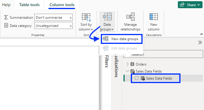9 group power bi field parameters columns