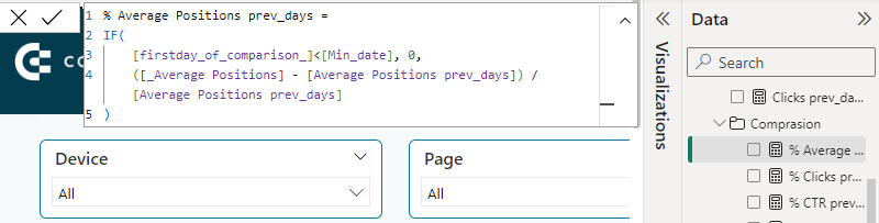 Figure 13. An example of the IF function