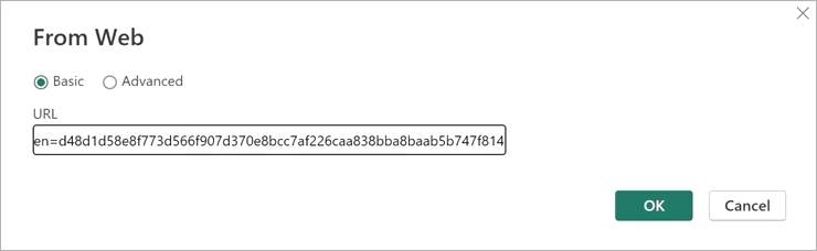 Figure 2.3.2. Inserting the Integration URL
