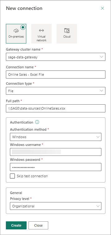 Figure 4.1.4. Creating a new connection