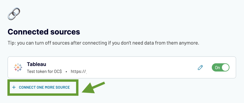 12. Connect additional data sources