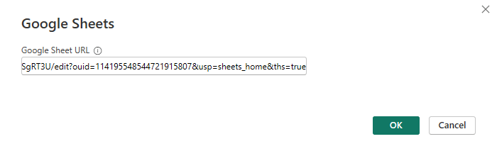 13 import google sheets to power bi