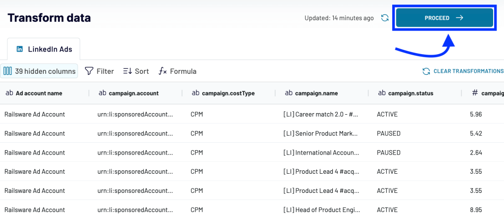 2 transform linkedin data export